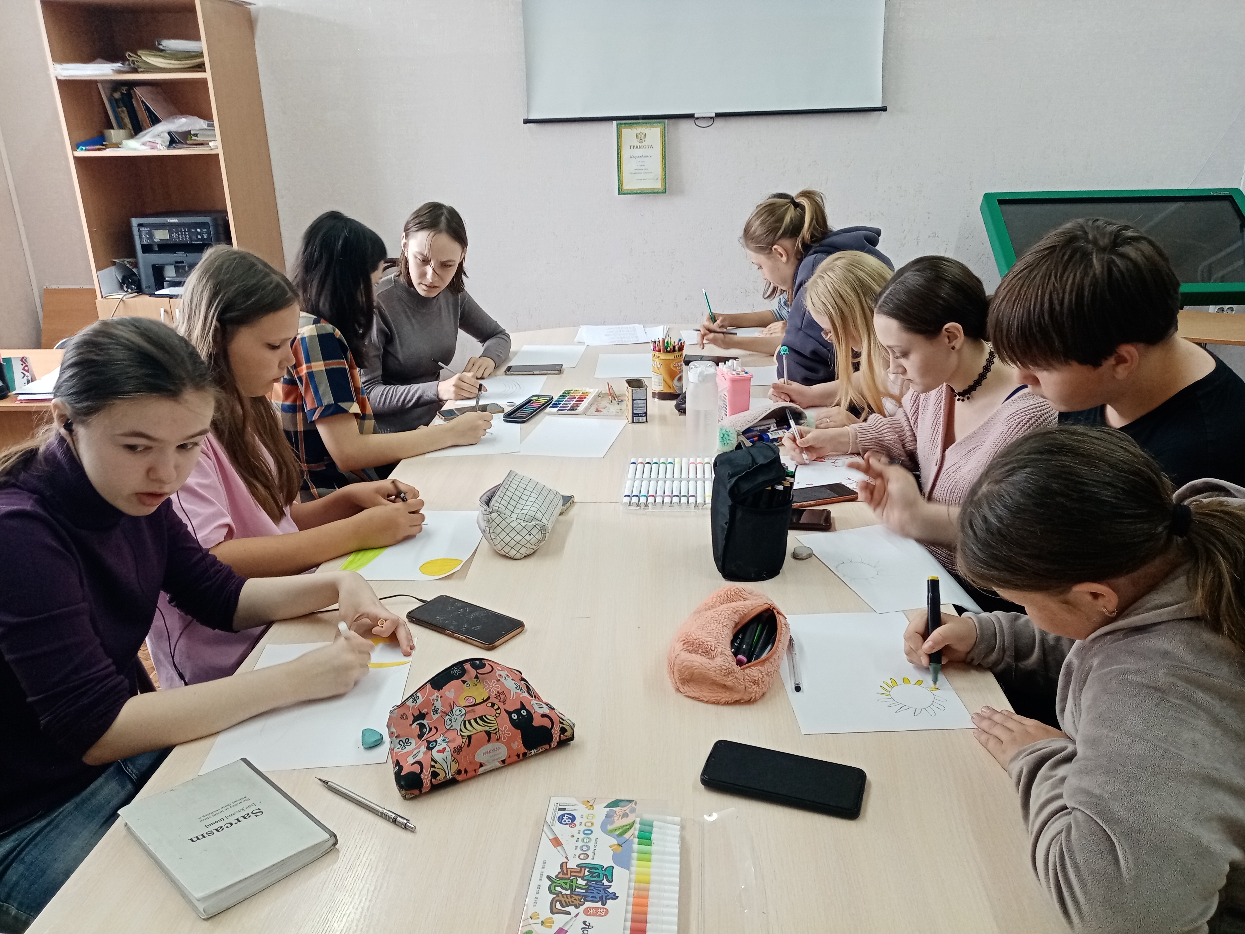 Летняя практика школьников.